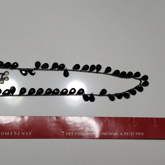 Rhinestone & Bead Layered Necklace - Picture 8 of 9